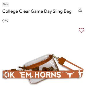 Pottery Barn Teen Longhorn Staduim Bag UT